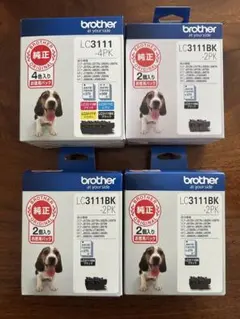Brother 純正インク LC3111 4色パック 2個パックセットのサムネイル