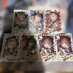 グランブルーファンタジー メタリックカード 3枚セット 声優金箔押し