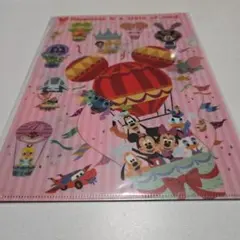 ディズニーキャラクタークリアファイル