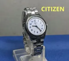 稼働品 ソーラー時計　シチズン　エコドライブ　青針　レディース腕時計