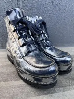 Jean Paul GAULTIER ブーツ　26cm程度　シルバー　厚底