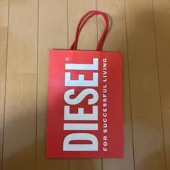 DIESEL ショッピングバッグ 赤