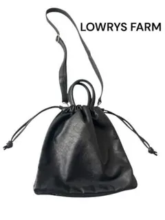 LOWRYS FARM ローリーズファーム ブラック 巾着バッグ