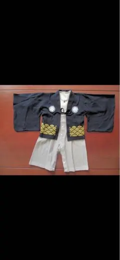 新品(ベビー用) クマの紋付袴カバーオール