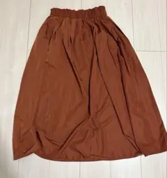 GU テラコッタ フレアスカート Lサイズ