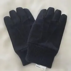 UNIQLO ネイビー 手袋 Mサイズ　使用回数2回