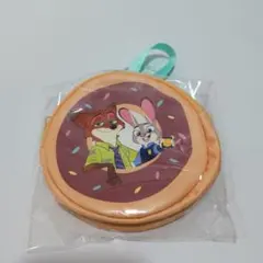 【新品未使用】ズートピア ニック＆ジュディ ダイカットポーチ 円形　かわいい