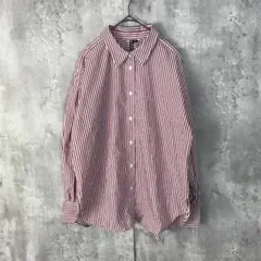 HK WORKS LONDON(M)長袖シャツ/白/ストライプ/レディースのサムネイル