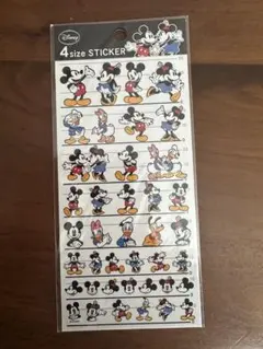 Disney キャラクターステッカー 4サイズ