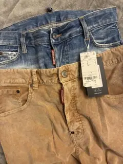 DSQUARED2 23aw デニムコーデュロイフレアパンツ