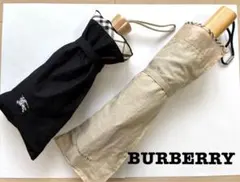 バーバリー BURBERRY フリル 折り畳み傘 日傘 ブラック　綺麗 2025年最新】傘 フリル バーバリーの人気アイテム - メルカリ