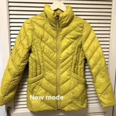 Nnw modeイエロー キルティング ライトダウンジャケット 52のサムネイル
