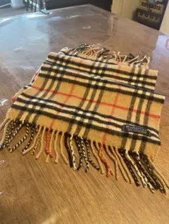 Burberry's マフラー 100%カシミアノバチェック