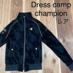 レア ドレスキャンプ Champion トラックジャケット 刺繍ロゴ ベロアのサムネイル