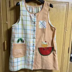 学研エプロン　はらぺこあおむし 保育士　看護士