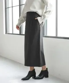 GLOBAL WORK　お手入れらくらくSET UPIラインスカート