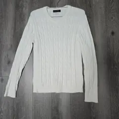 NANO UNIVERSE シルクブレンド ニットセーター