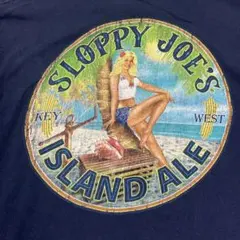 スロッピー・ジョーズ Sloppy Joe’s 両面プリント Tシャツ L 紺のサムネイル