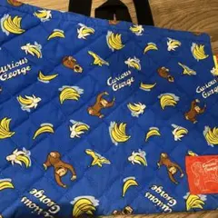 おさるのジョージ　レッスンバッグ　幼稚園　保育園　お稽古バッグ