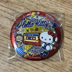 キラキラBIG缶バッジ ハローキティ