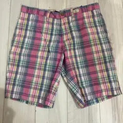 TOMMY HILFIGER チェック柄 ショートパンツ 32