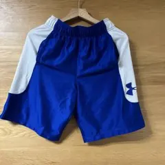 UNDER ARMOUR バスケットボールパンツ ブルー SM 165
