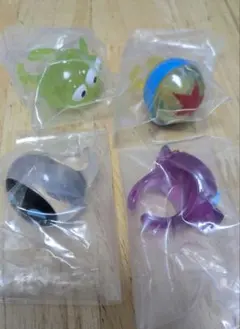 ピクサーキャラクター ファッションリング ロイヤルクリア セット