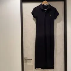 ポロ・ラルフ・ローレン ブラックロングワンピース