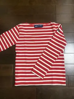 SAINT JAMES 赤白ストライプ 長袖カットソー 110 120