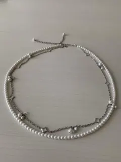 パール風＆ビーズのベルト