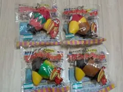 美品 当時物 キョロちゃん ストラップ 4個セット