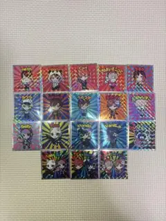 クレイジーラクーンマン　コレクターシール 18枚