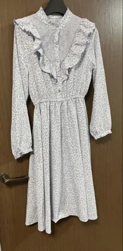 Honeys ハニーズ　レース切替ワンピース　M 花柄　長袖