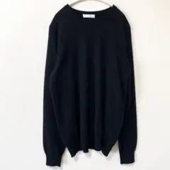 UNIQLO ユニクロ　ニット　ブラック　カシミヤ　毛100 Ｌ　クリーニング済