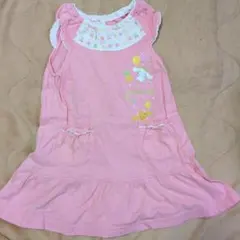 シナモロール 半袖ワンピース 100cm ピンク