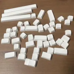 キーキャップ　白　自作キーボード用