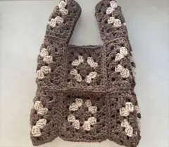 編み物 ハンドメイド バッグ グラニーバッグ
