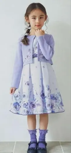 専用品美品ANNA SUI mini ワンピースカーディガン 120 セレモニー