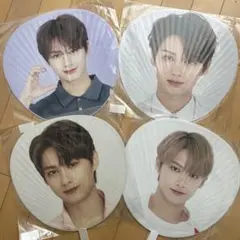 新品未使用SEVENTEEN JUN うちわ 4枚セットのサムネイル