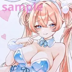 い*あ様 【一点物】17.オリジナル手描きイラスト アナログ 色紙