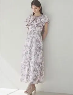 SNIDEL ラッフルボレロパイピングワンピース