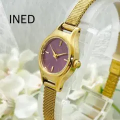 INED イネド ゴールドカラー レディース腕時計 稼働品のサムネイル