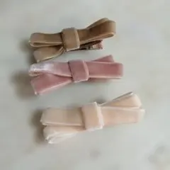 リボンヘアピン