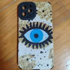 アイスブルーの目デザイン iPhoneケース