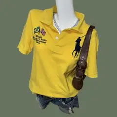 00s ラルフローレン ビッグポニー ポロシャツ y2k 平成女児 平成ギャル