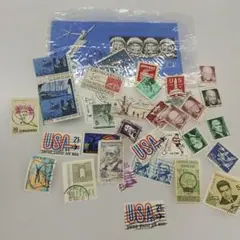 使用済み切手コレクション 1960年代　宇宙　海外　激レア