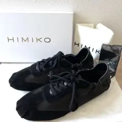 美品　HIMIKO 卑弥呼　バレエコアデザインスニーカー　25.5 黒のサムネイル