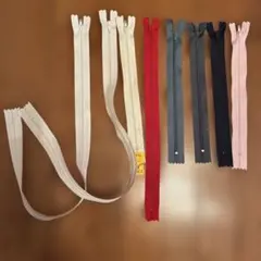 ファスナー 8本セット 多色