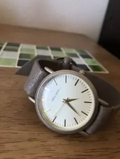 niko and... 腕時計(クォーツ) ホワイト/グレー　時計