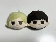 呪術廻戦 じとっと フェイスぬいぐるみキーホルダー 七海 灰原